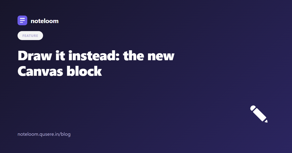 Add a drawing canvas block to a React Markdown editor